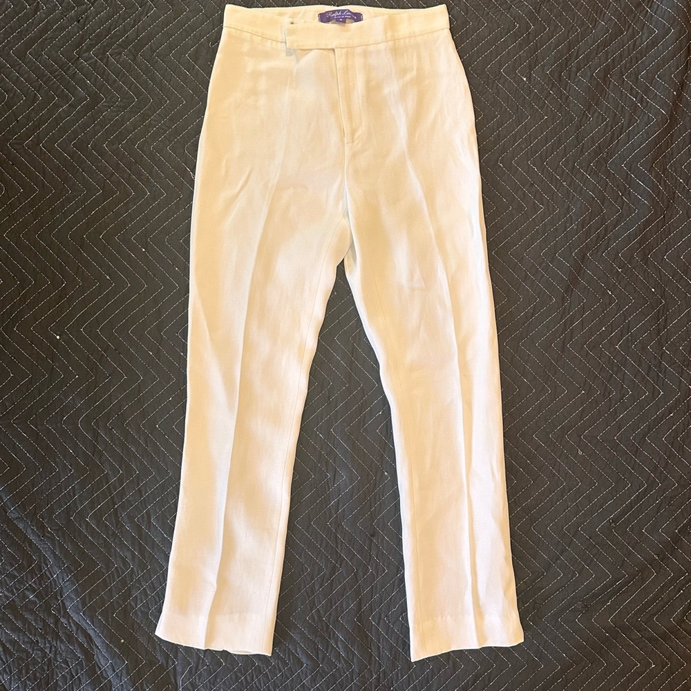 Ralph Lauren Purple label white dress pants, size 0